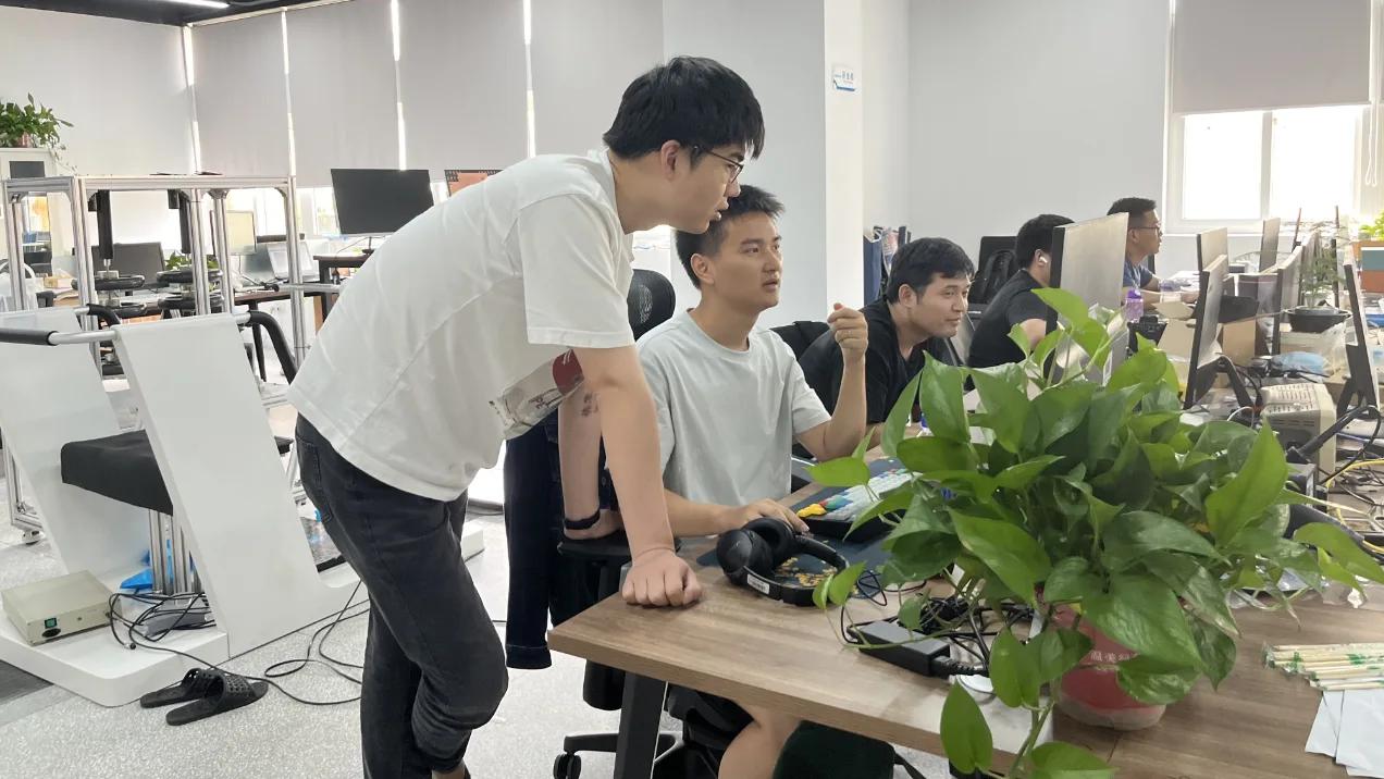The Aili Agent R&D team at work in the development office
